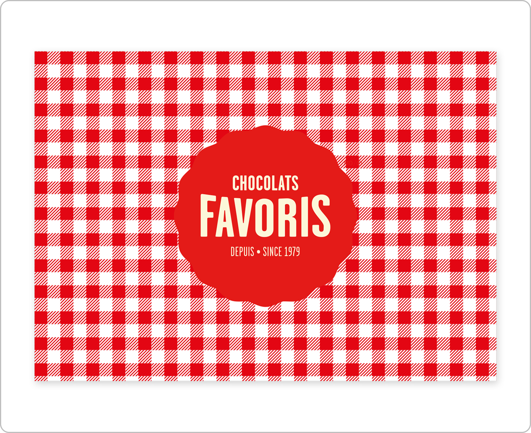 Carte de souhait rouge